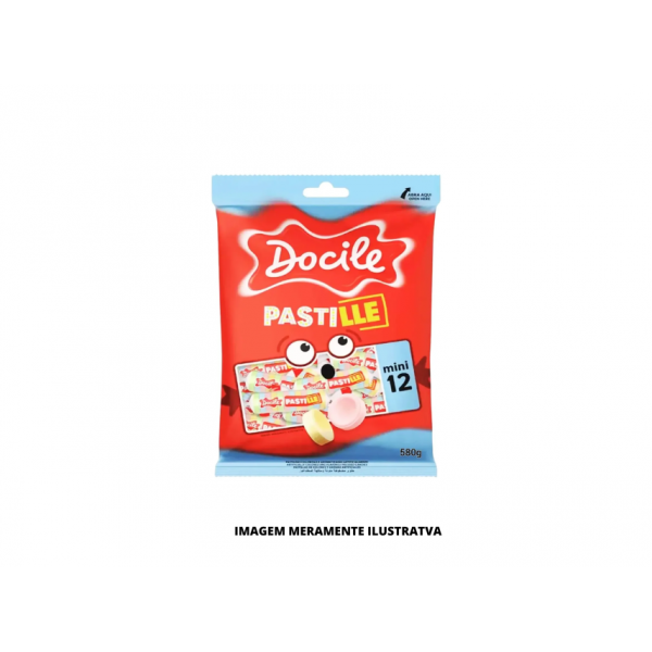 PASTILHA - DOCILE - 580g MINI PASTILLE 12un